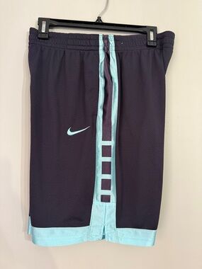 Nike Dri Fit Shorts Black with light blue accent size XL